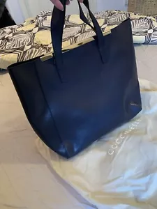 Coccinelle leather Navy Tote Bag - Picture 1 of 7