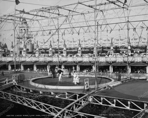 Circus Rings Luna Park Coney Island 1905 Vintage 8x10 Reprint Of Old Photo - Picture 1 of 1
