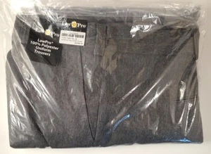 LawPro Polyester Twill Uniform Trousers, TT091, Heather Gray, Size 62, Unhemmed - Picture 1 of 9