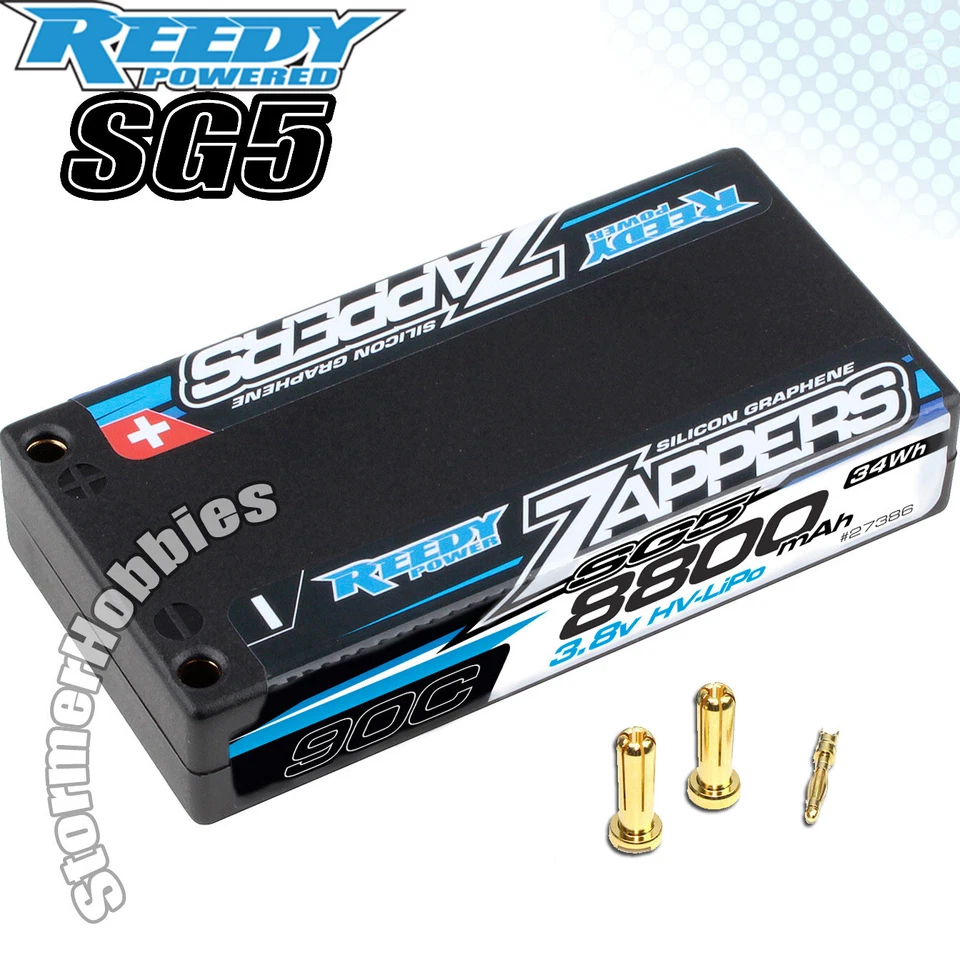 ~OFERTA~ Batería lipo Reedy Associated Zappers SG5 8800mAh 90C 3.8V 1S ASC27386 Foto 1 de 1