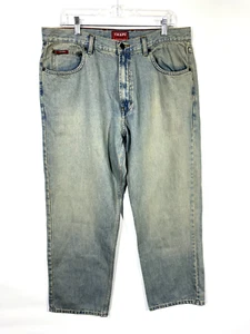 Chaps Herren Denim Jeans Größe 36 W x 28 L Blau Straight Fit Relaxed Robust - Bild 1 von 13