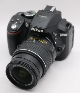 Nikon D5300 DSLR Camera w/ 18-55mm VR II Lens, Bag, Battery, Charger, SD Card - Picture 1 of 22