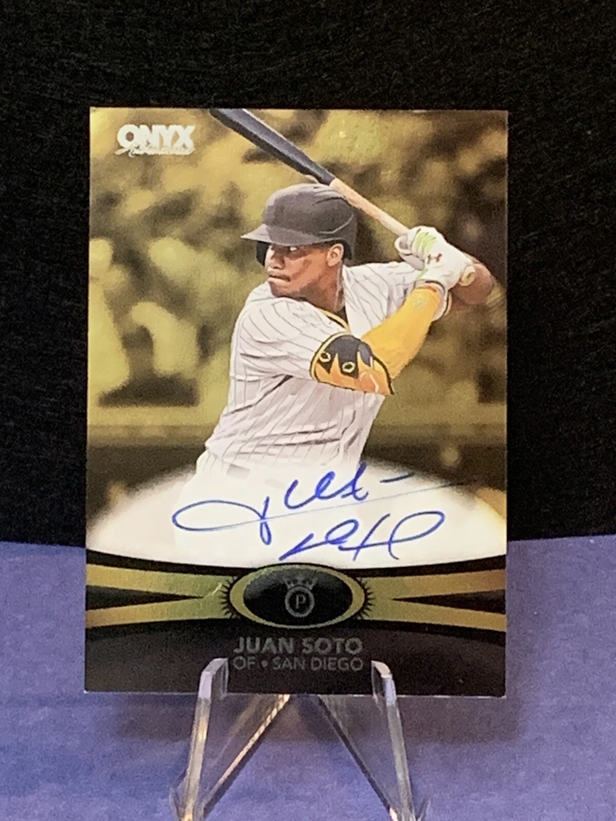 JUAN SOTO 2023 Onyx Premium On Card Auto Gold Parallel 13/15 ~ New York Yankees