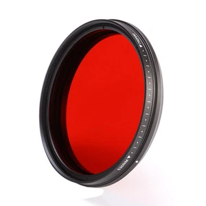 All-in-One Adjustable Infrared IR Pass X-Ray Lens Filter 77mm 530nm to 720 750nm - Picture 1 of 11
