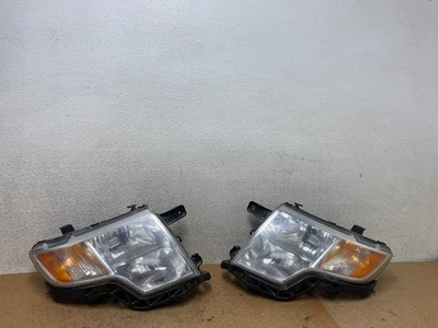 2007 2008 2009 2010 Ford Edge Headlights Left+Right Side Set Halogen T0573 DW - Image 1 of 4