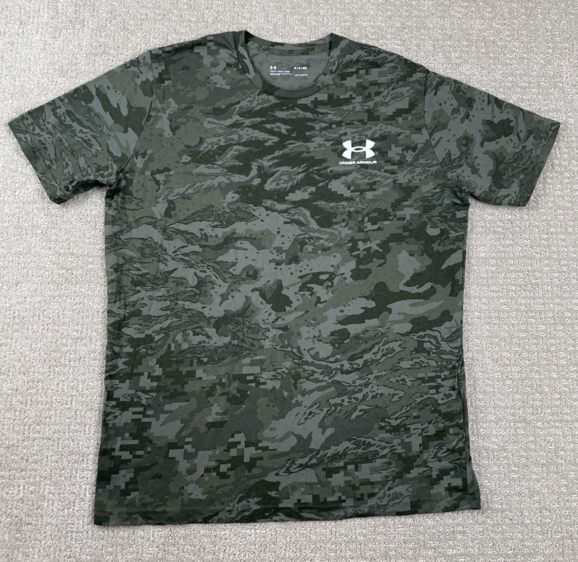 ウォーキング・ランニングウェア Under Armour Men's HeatGear Fitted Camo Under armour Under Armour HeatGear Camouflage Men's