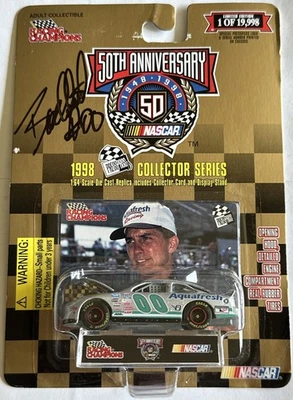 Racing Champions #00 Buckshot Jones 1998 Nascar Aqua Fresh Grand Prix Signed - Image 1 of 4