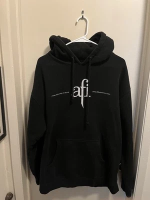 AFI a Fire Inside Band Sudadera con Capucha Grande Pintarte en Plata Foto 1 de 4