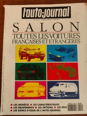 Numéro Spécial salon de l’Auto-Journal modèles 1991, parution septembre 1990 - Photo 1/2