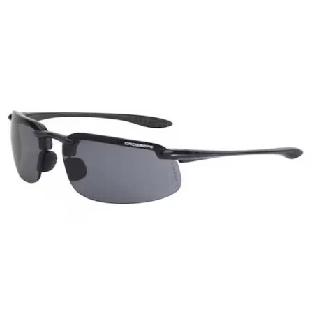 Crossfire 2141 Es4, Safety Glasses, Anti-Scratch, Gray Lens, Black Frame, - Image 1 of 1