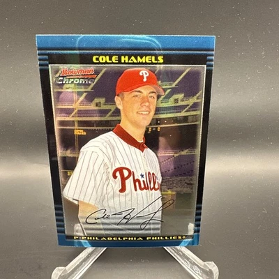 Cole Hamels 2002 Bowman Chrome Draft RC BDP17 Foto 1 de 2