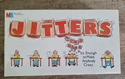 Vintage - 1986 Milton Bradley Jitters Word Game - Complete - Image 1 of 4