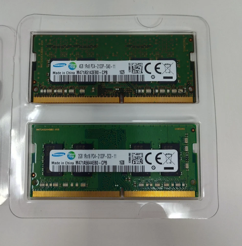Samsung DDR4 RAM Kit – 6GB Total (1x 2GB + 1x 4GB) SO-DIMM – Tested Working – M4 - Image 1 of 1