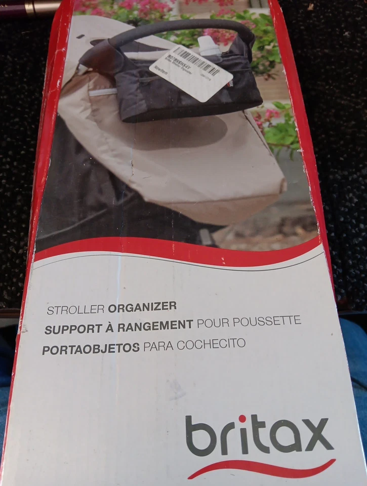 Organizador de cochecitos Britax se adapta a cochecitos con asas 13" de ancho hasta 21" de ancho  Foto 1 de 1