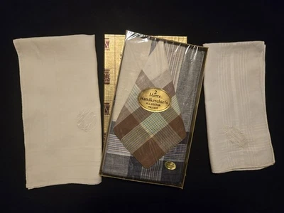 LOTE Mixto de PAÑUELOS HOMBRE Vintage Envío Gratis Foto 1 de 4