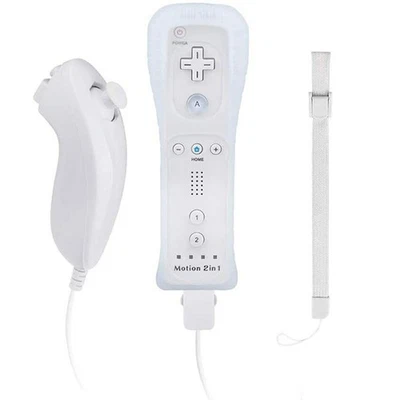 1/2 Para Wii U Wiimote Mando a Distancia Gamepad Controladores Clásicos y Nunchucks Motion Plus Foto 1 de 4
