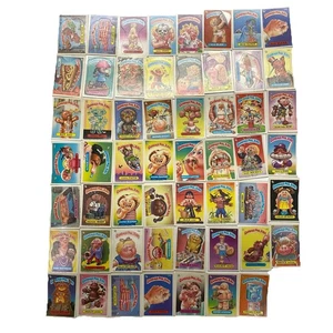 LOT OF 55 DIFFERENT 1986 TOPPS GARBAGE PAIL KIDS GPK CARDS MID GRADE FEW DOOPS - Picture 1 of 9