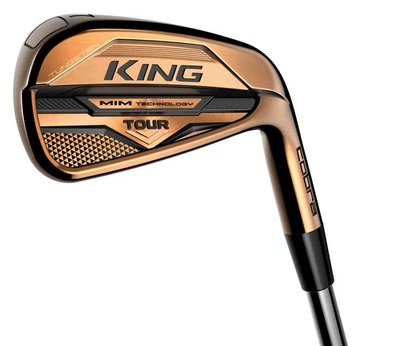 Left Hand Cobra King MIM Tour Copper 5-PW, AW Iron Set XS Dynamic Gold X100 VG - Image 1 of 4