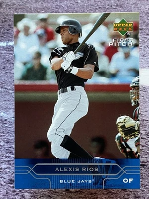 2005 Upper Deck First Pitch Alexis Rios #204 Toronto Blue Jays Foto 1 de 2