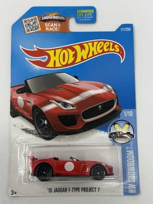 Jaguar F-Type Project 7 #111 B3 rojo Hot Wheels Showroom 15 Foto 1 de 4