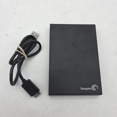 Seagate Expansion + Plus Portable Drive 1TB SRD00F1 1HUAP2-500 USB 3.0 Black - Image 1 of 4