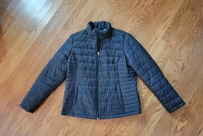 Free Country Women's Packable Puffer Jacket Coat Black Size Large - Image 1 of 4