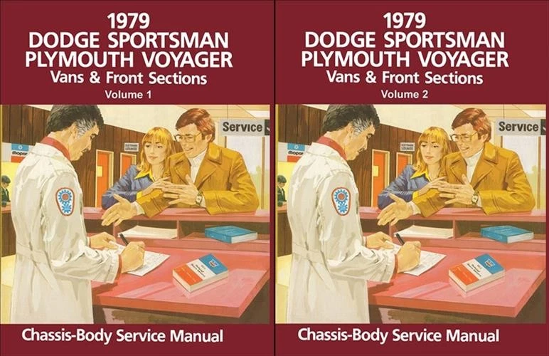 1979 Dodge Van Shop Manual Sportsman Tradesman Plymouth Voyager Repair Service - Image 1 of 4