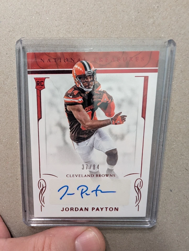 2016 Panini National Treasures - Rookie Signatures Jordan Payton #157 Red /84 - Image 1 of 2