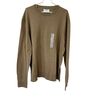 Suéter Clásico Antiguo Azul Marino Nuevo con Etiquetas Para Hombres Talla XL Bronceado Brezo Cuello Redondo Preppy  - Imagen 1 de 5