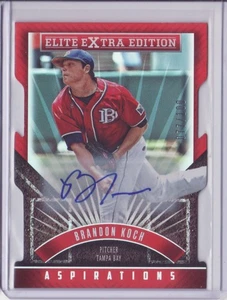 2015 Elite Extra Edition Aspirazioni Die Cut Autografo Brandon Koch 077/100 Auto - Foto 1 di 1