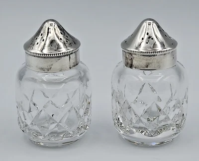 Mini salero y pimentero Waterford de 2 1/2" de alto Foto 1 de 4