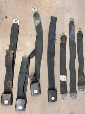 Cinturones de seguridad Ford Galaxie Fairlane 1968 1969 1970 Torino Ranchero Montego Parklane Foto 1 de 4