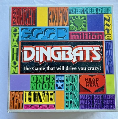 Dingbats Board Game Goliath Games Vintage 1999 Complete Family Game - Image 1 of 4