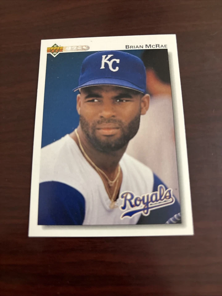 1992 Upper Deck #157 Brian McRae Kansas City Royals NM-MINT - Image 1 of 1