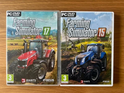 Farming Simulator PC DVD-ROM Bundle Official 2015 & 2017 - ALL POSTERS & INSERTS - Image 1 of 3