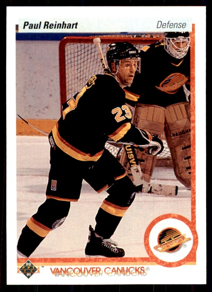 1990-91 Upper Deck Paul Reinhart Hockey Cards #110 - Image 1 of 2
