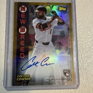 2024 Topps Archives Colton Cowser 1999 New Breed Gold Auto #/50 Orioles - Picture 1 of 5