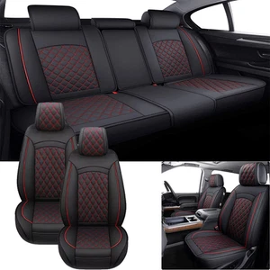 Juego de fundas de cuero para asiento de automóvil para Chevy Silverado GMC Sierra 1500 2500 HD 2008-2023 - Imagen 1 de 13