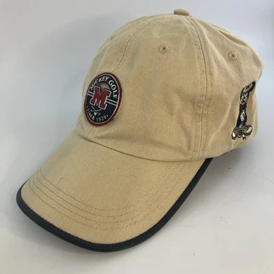 De colección Walt Disney World Mickey Golf Algodón Tostado Ajustable Para Hombre Gorra Papá Sombrero Foto 1 de 4