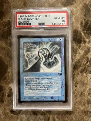 FLASH COUNTER Legends PSA 10 Graded Vintage MTG - Image 1 of 2
