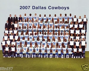 2007 DALLAS COWBOYS FOOTBALL TEAM 8X10 PHOTO PICTURE - Picture 1 of 1