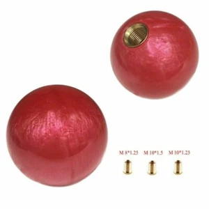 JDM Pearl Round Ball Manual Gear Stick Shift Knob Lever Shifter Universal - Picture 1 of 67
