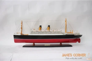 Modellino nave 31,5" IMPERATRICE D'IRLANDA 80 cm - nave da crociera vintage in legno - Foto 1 di 13