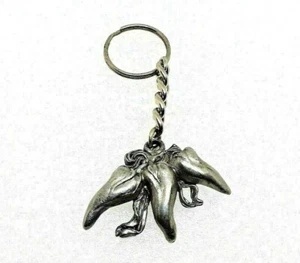 Rawcliffe Pewter Keychain -Three Chili Peppers 1996 - Imagen 1 de 5