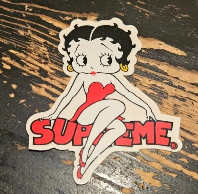 Supreme Betty Boop Sticker SS16 + FREE SURPRISE