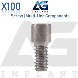 100 Screw For Multi Unit Prosthetic System Conical Connection 1.6mm - Picture 1 of 3