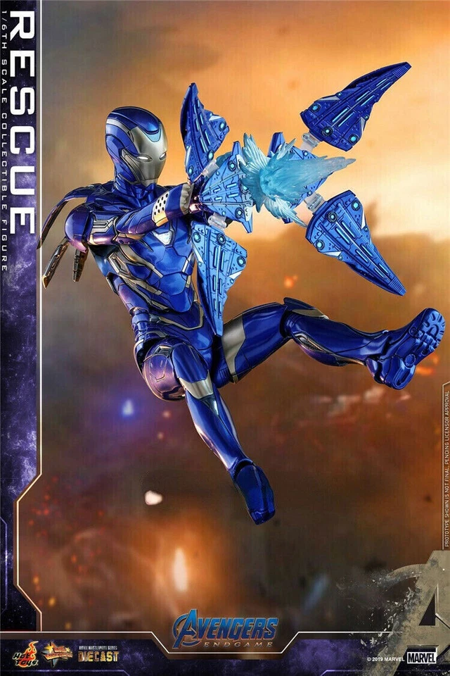 1/6 HOT TOYS MMS538D32 AVENGERS ENDGAME MK49 PEPPER POTTS RESCUE ARMOR Figure - Image 1 of 4
