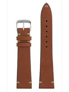 RIOS1931 INZELL strap, genuine BIO ORGANIC LEATHER, COGNAC - Picture 1 of 7