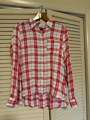 Camisa Top Max Jeans para Mujer con Botones a Cuadros XS Manga Larga Suave y Ligera Foto 1 de 4