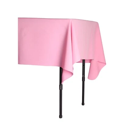 45x45 Inch  Square Premium Polyester Tablecloth – 40+ Colors, Event Ready - Image 1 of 4